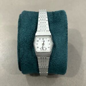 Vintage Silver-Tone Timex Watch